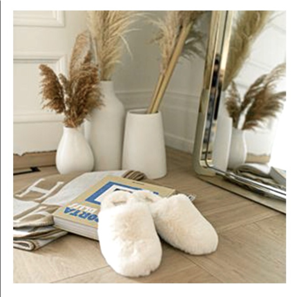 Black Suede Studio Slippers